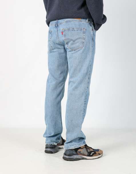 Vintage Levi's 501 33x30 denim jeans in light blue - view 1