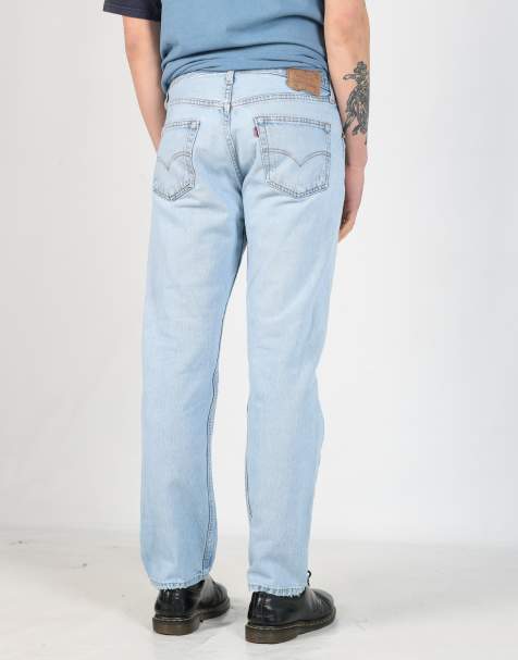 Vintage Levi's 501 33x30 denim jeans in light blue - view 1