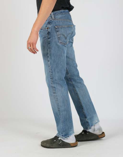 Vintage Levi's 501 33x30 denim jeans in light blue
