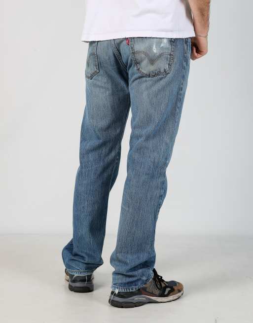 Vintage Levi's 501 33x32 denim jeans in light blue