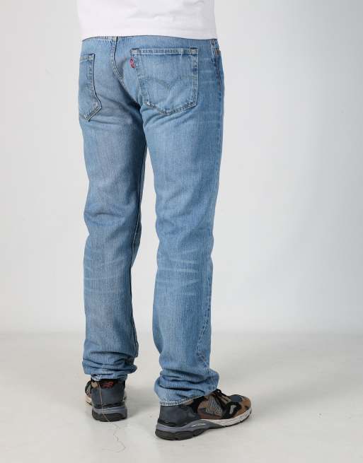 Vintage Levi's 501 33x36 denim jeans in light blue