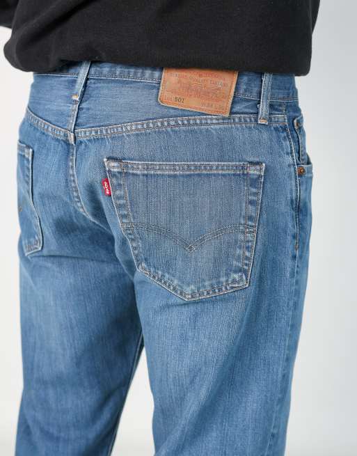 Vintage Levi's 501 34x30 denim jeans in blue, 4 of 4