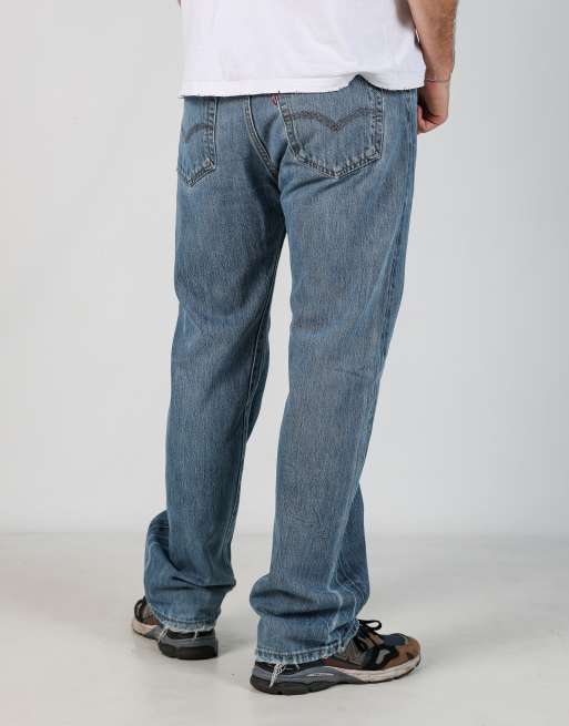Vintage Levi's 501 34x32 denim jeans in light blue