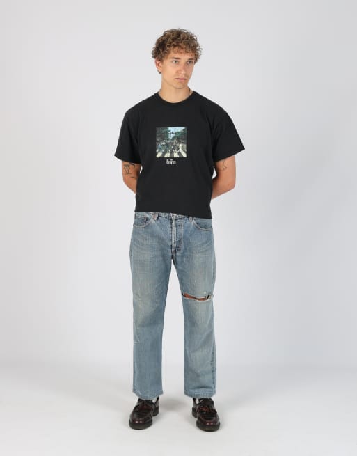 Vintage Levi's 501 34x32 denim jeans in light blue