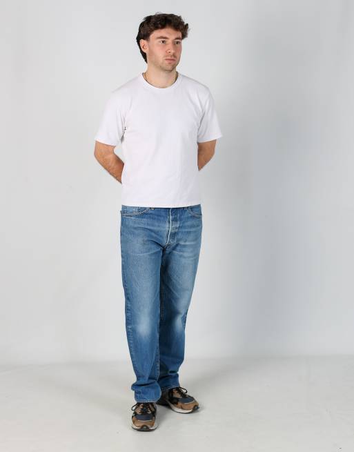 Vintage Levi's 501 35x32 denim jeans in light blue