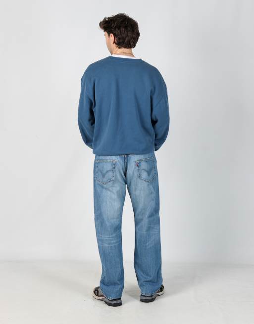 Vintage Levi's 501 36x30 denim jeans in blue, 3 of 4