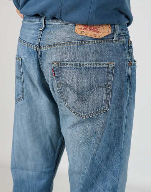 Vintage Levi's 501 36x30 denim jeans in blue, 4 of 4