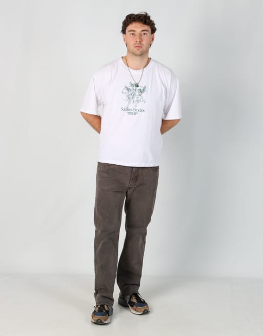 Vintage Levi's 501 36x30 denim jeans in charcoal grey