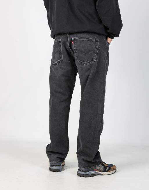 Vintage Levi's 501 36x30 denim jeans in charcoal grey, 2 of 4