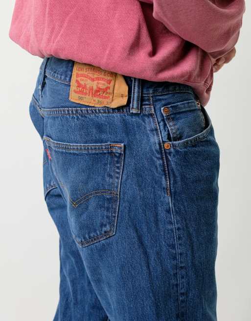 Vintage Levi's 501 36x32 Denim Jeans Blue