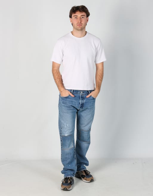 Vintage Levi's 501 36x32 denim jeans in light blue