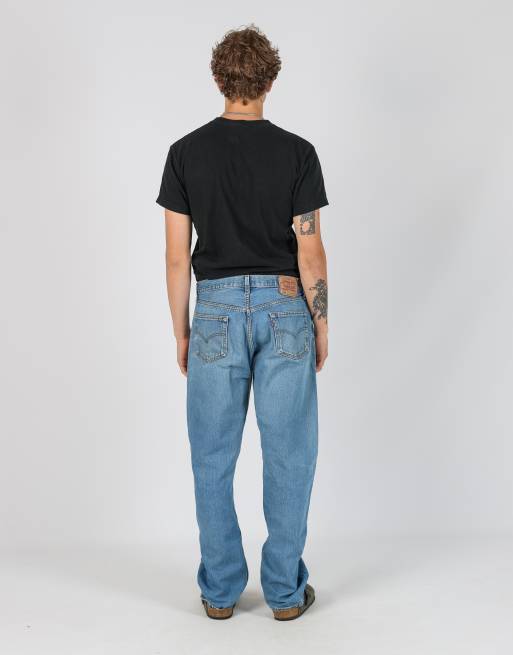 Vintage Levi's 501 36x34 denim jeans in blue, 3 of 4