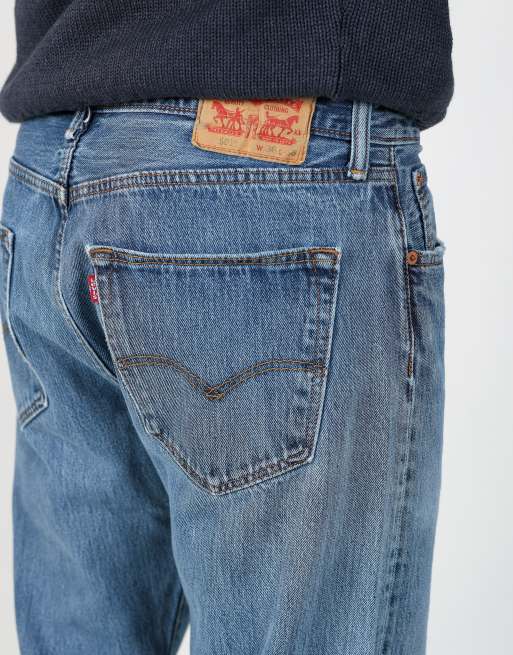 Vintage Levi's 501 36x36 denim jeans in blue, 4 of 4