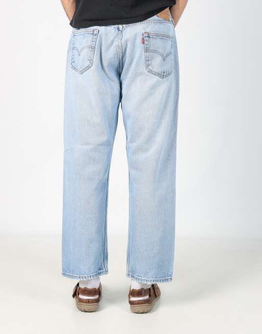 Vintage Levi's 501 38x30 denim jeans in light blue
