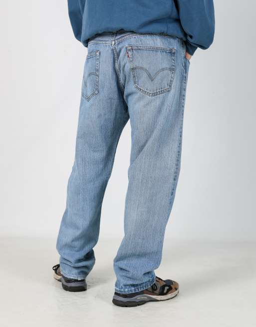 Vintage Levi's 501 38x32 denim jeans in light blue