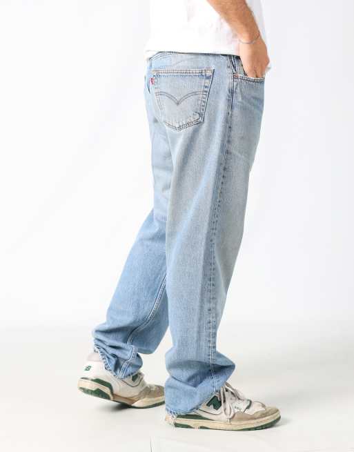 Vintage Levi's 501 38x36 denim jeans in light blue