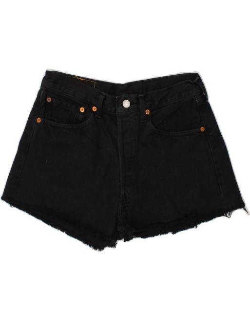 Vintage Levi's 501 Size M Denim Shorts in Black