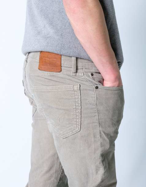 Vintage Levi's 502, Corduroy 32x32 Woven Straight Pants Beige - view 1