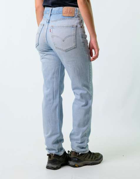Vintage Levi's 504 32x32 Denim Jeans Light Blue - view 1