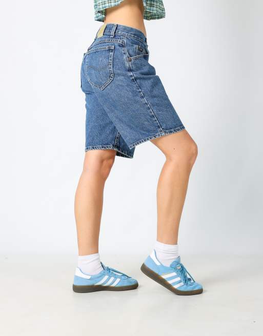 Vintage Levi's 505 28x12 denim shorts in blue