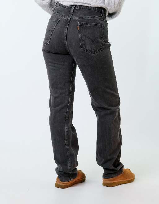 Vintage Levi's 505 31x34 Denim Jeans Black