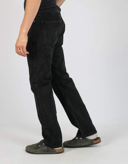 Vintage Levi's 505 32x32 denim jeans in black, 2 of 4