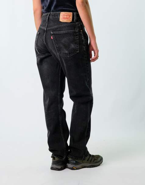Vintage Levi's 505 33x32 Denim Jeans Black - view 1