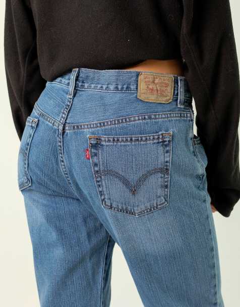 Vintage Levi's 505 34x30 Denim Jeans Blue - view 1