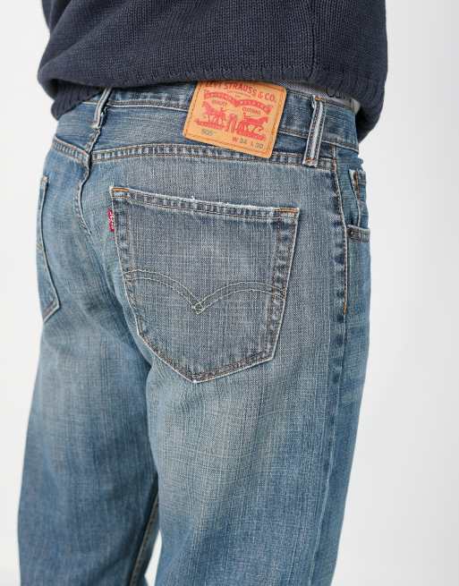 Vintage Levi's 505 34x30 denim jeans in blue, 4 of 4