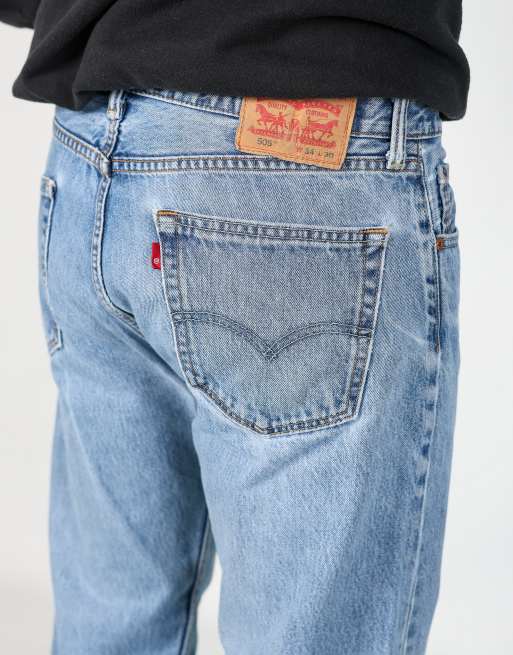 Vintage Levi's 505 34x30 denim jeans in blue, 4 of 4