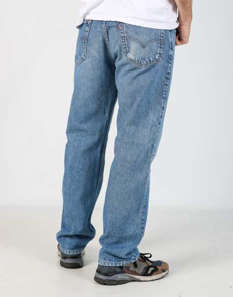 Vintage Levi's 505 34x30 denim jeans in light blue - view 1