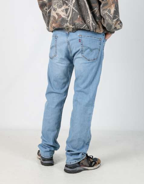 Vintage Levi's 505 34x32 denim jeans in light blue - view 1