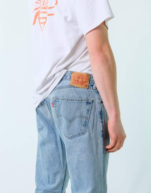 Vintage Levi's 505 34x32 Denim Jeans Light Blue