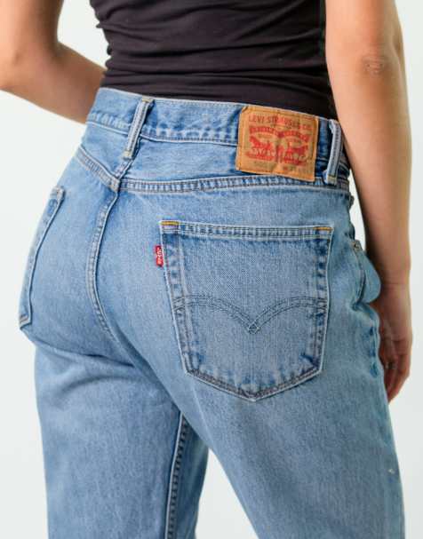 Vintage Levi's 505 34x34 Denim Jeans Blue - view 1