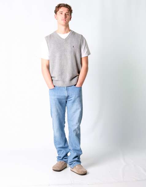 Vintage Levi's 505 34x34 Denim Jeans Blue - view 1