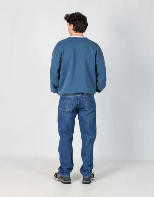 Vintage Levi's 505 36x30 denim jeans in blue, 3 of 4