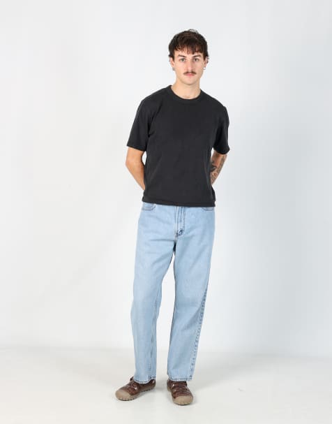 Vintage Levi's 505 36x30 denim jeans in light blue - view 1