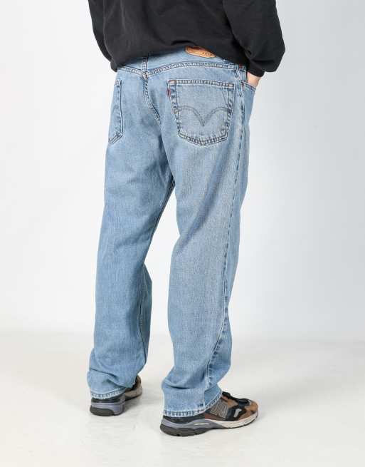 Vintage Levi's 505 36x30 denim jeans in light blue