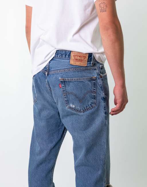 Vintage Levi's 505 36x32 Denim Jeans Blue