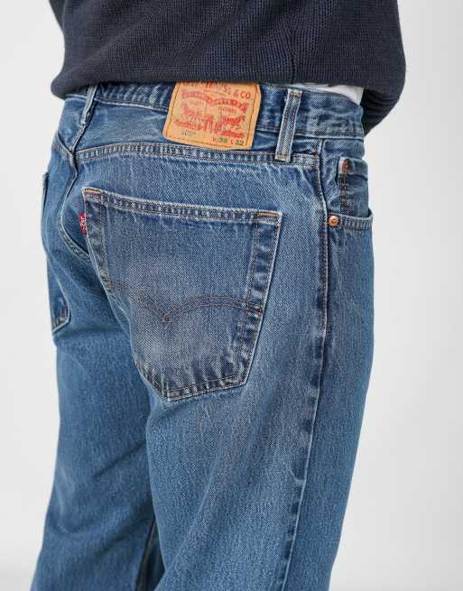 Vintage Levi's 505 36x32 denim jeans in blue, 4 of 4