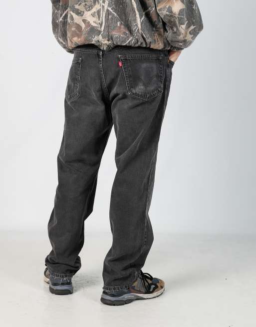 Vintage Levi's 505 36x32 denim jeans in charcoal grey