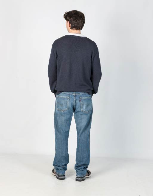 Vintage Levi's 505 36x34 denim jeans in blue, 3 of 4