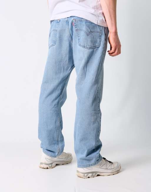 Vintage Levi's 505 38x30 Denim Jeans Light Blue