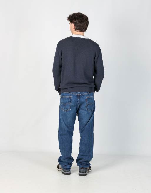 Vintage Levi's 505 38x32 denim jeans in blue, 3 of 4