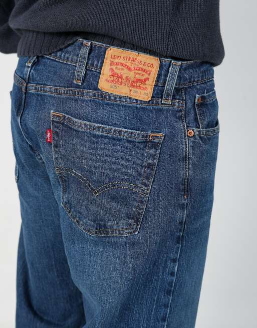 Vintage Levi's 505 38x32 denim jeans in blue, 4 of 4