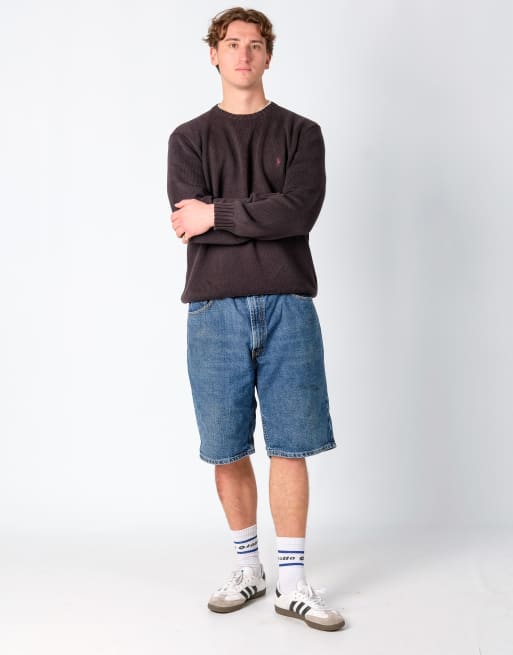 Vintage Levi's 505 40x22 Denim Jorts Shorts Blue