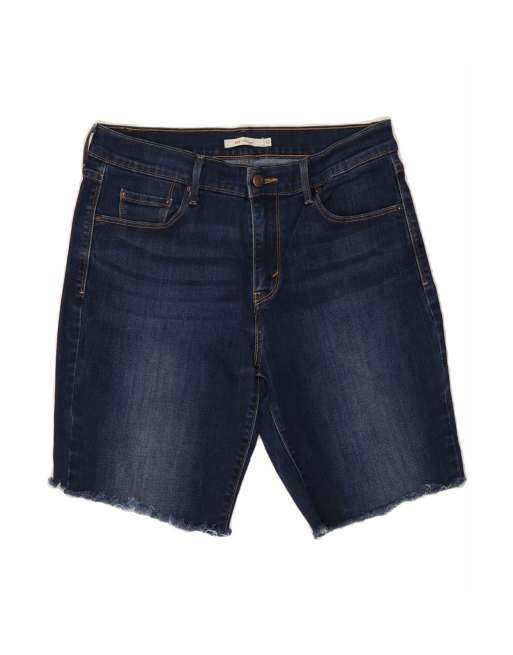 Vintage Levi's 505 Denim Shorts US 12 Large W32 In Blue