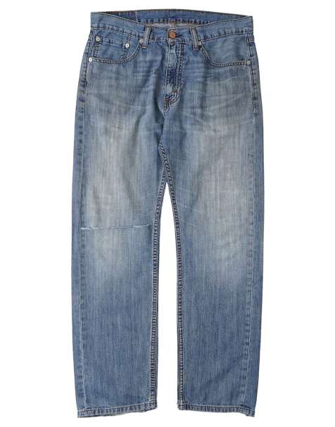 Vintage Levis 505 size M straight jeans and blue - view 1
