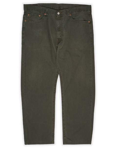 Vintage Levis 505 Size XXL Trousers In Green - view 1