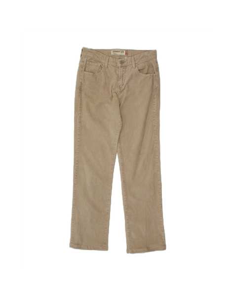 Vintage Levi's 505 Straight Corduroy Trousers US 6 Medium W30 L30 In Beige - view 1